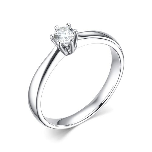 Кольцо с бриллиантом из золота 585 пробы