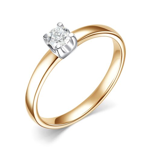 Кольцо с бриллиантами из золота 585 пробы