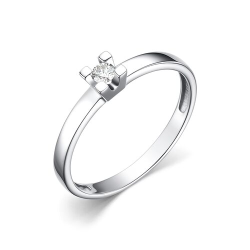 Кольцо с бриллиантами из золота 585 пробы