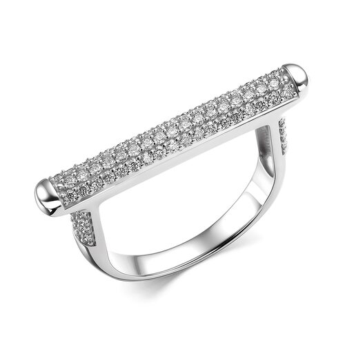 Кольцо с бриллиантами из золота 585 пробы