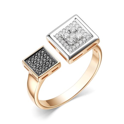 Кольцо с бриллиантами из золота 585 пробы