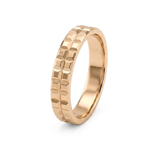 Кольцо обручальное из золота 585 пробы