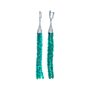 Серьги с агатом и цирконом из серебра 925 пробы  арт. KE1565_SR_ZAG_WG