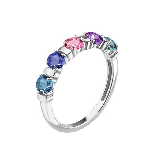 Кольцо со шпинелью из серебра 925 пробы