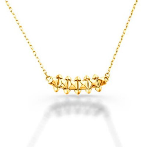 Колье из желтого золота 585 пробы