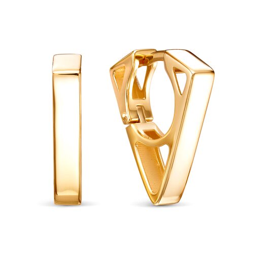 Серьги из желтого золота 585 пробы 