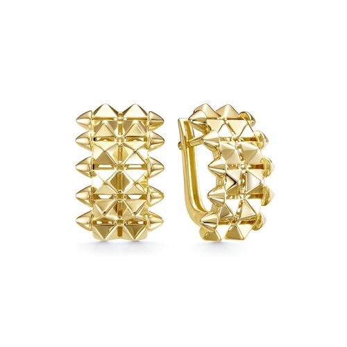 Серьги из желтого золота 585 пробы