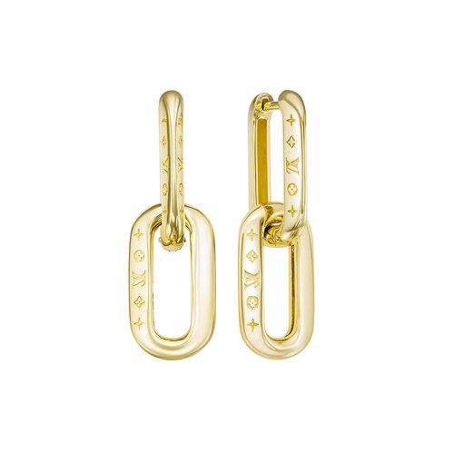 Серьги из желтого золота 585 пробы