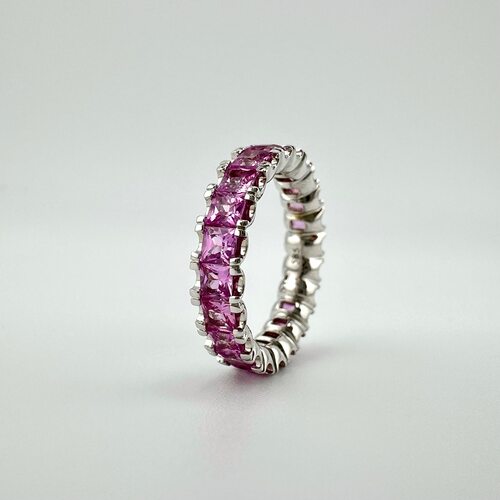 Кольцо с сапфирами из белого золота 585 пробы