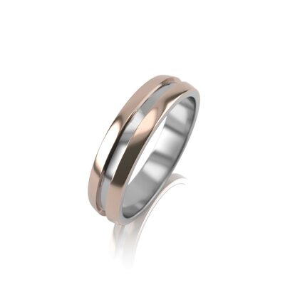 Кольцо обручальное из золота 585 пробы