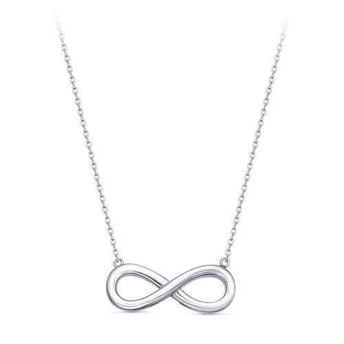 Колье "Бесконечность" из серебра 925 пробы