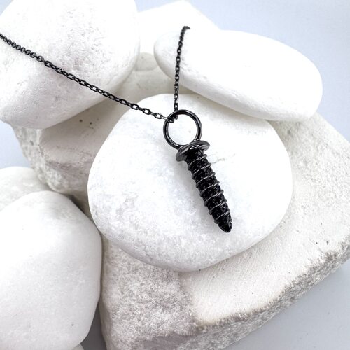 Колье с фианитами из серебра 925 пробы