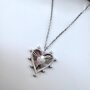 Колье с фианитами из серебра 925 пробы арт. NK460