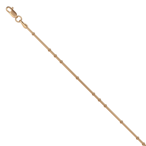 Цепь плетения "Сатурна" из золота 585 пробы арт. НЦ12-083/0.35
