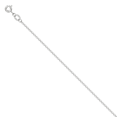 Цепь плетения "Ролло" из серебра 925 пробы