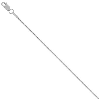 Цепь плетения "Змейка" из серебра 925 пробы