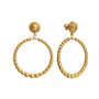 Серьги из серебра 925 пробы с позолотой арт. OR_KS_SR_YG