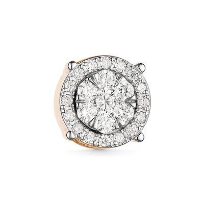 Подвеска с бриллиантами из золота 585 пробы