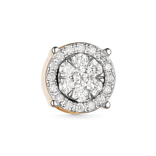 Подвеска с бриллиантами из золота 585 пробы