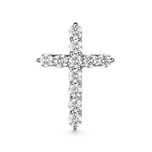 Подвеска с бриллиантами из золота 585 пробы