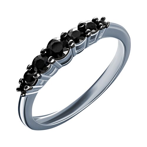 Кольцо со шпинелью из серебра 925 пробы