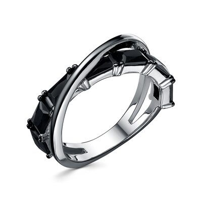 Кольцо со шпинелью из серебра 925 пробы