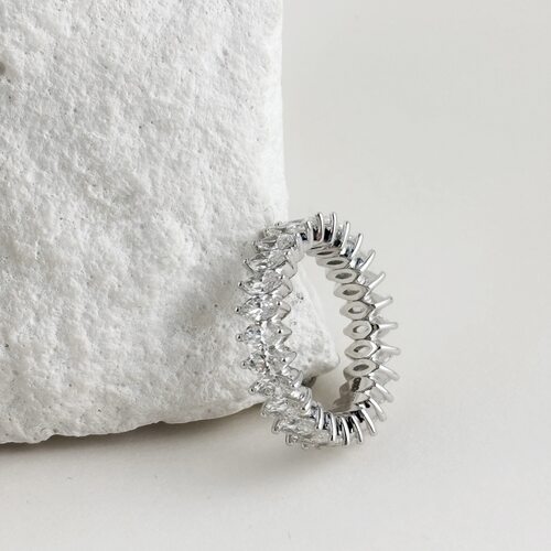 Кольцо с брилллиантами из белого золота 585 пробы