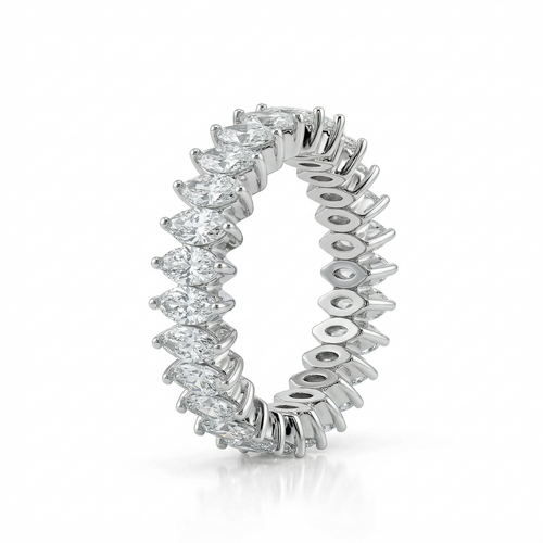 Кольцо с брилллиантами из белого золота 585 пробы