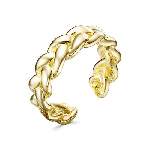 Кольцо из серебра 925 пробы с позолотой