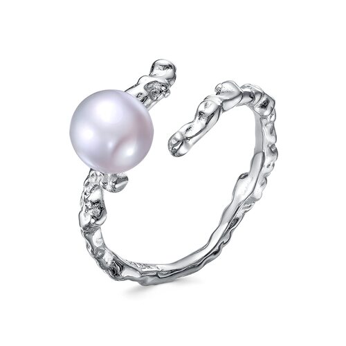 Кольцо с жемчугом из серебра 925 пробы