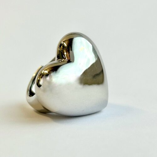Кольцо "Сердце" из серебра 925 пробы
