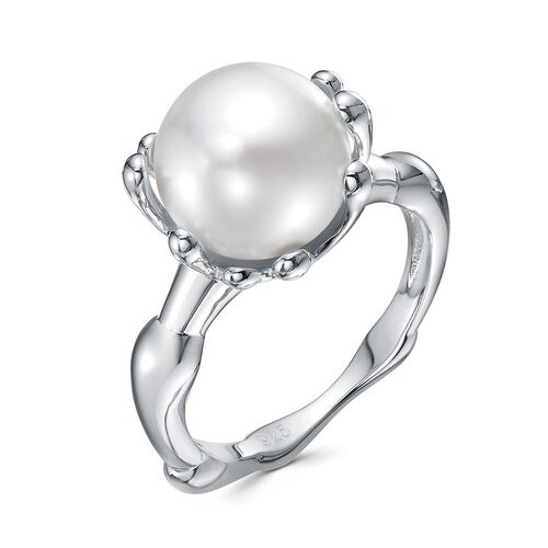 Кольцо с жемчугом из серебра 925 пробы