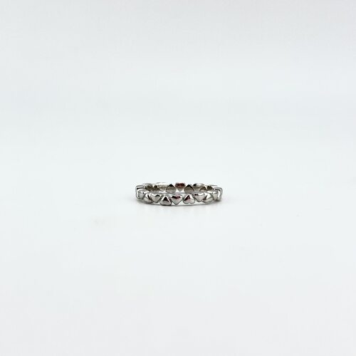 Кольцо "Сердца" из серебра 925 пробы