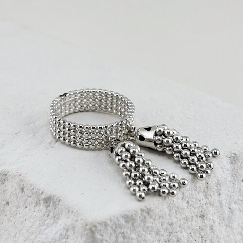 Кольцо с эмалью из серебра 925 пробы