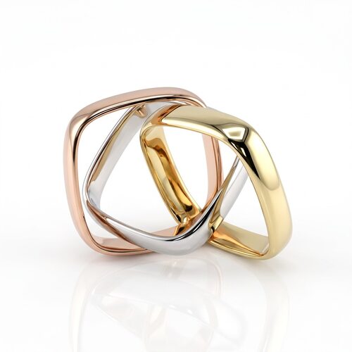 Кольцо из серебра 925 пробы с позолотой