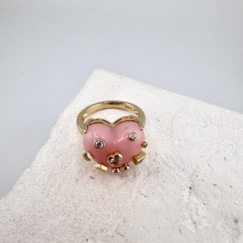 Кольцо с агатом из серебра 925 пробы