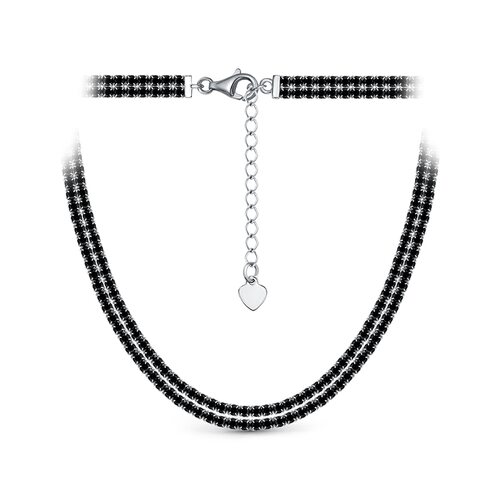 Колье со шпинелью из серебра 925 пробы