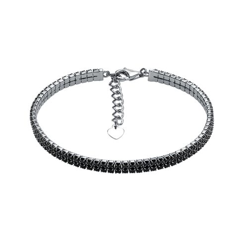 Браслет со шпинелью из серебра 925 пробы