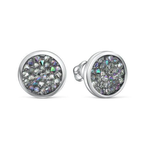 Серьги с кристаллами Swarovski из серебра 925 пробы