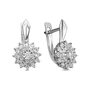 Серьги с бриллиантами из белого золота 585 пробы арт. С/255-220