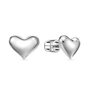 Серьги "Сердца" из серебра 925 пробы