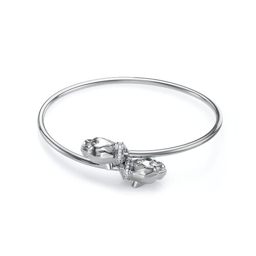 Браслет с фианитами из серебра 925 пробы