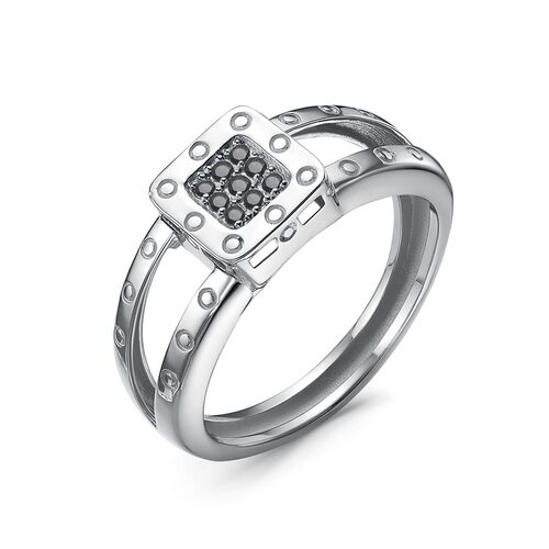 Кольцо с фианитами из серебра 925 пробы арт. с110120ч