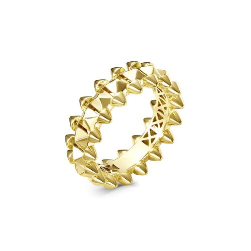 Кольцо из серебра 925 пробы с позолотой