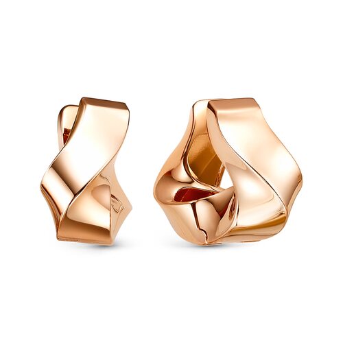 Серьги из серебра 925 пробы с позолотой