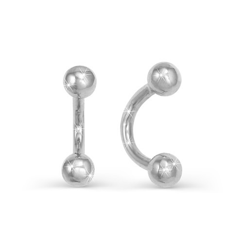 Пирсинг из серебра 925 пробы