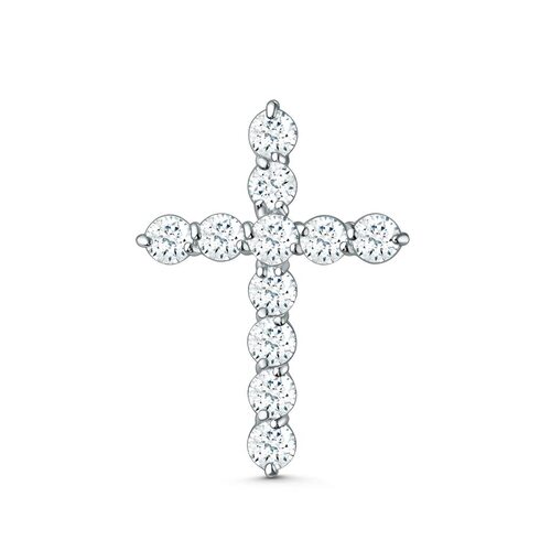 Подвеска с фианитами из серебра 925 пробы