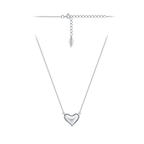 Колье "Сердце" из серебра 925 пробы