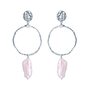 Серьги с барочным жемчугом из серебра 925 пробы арт. SAE5953_SR_WB_WG