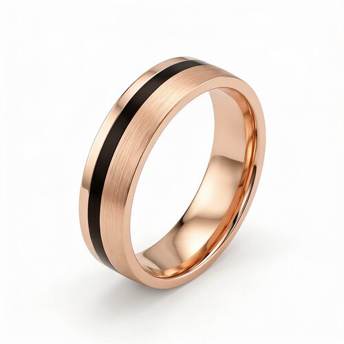 Кольцо с керамикой из золота 585 пробы